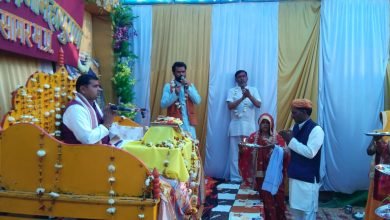 Photo of पांच दिवसीय विश्वकर्मा महापुराण का शुभारंभ