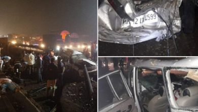 Photo of मुंबई-पुणे एक्सप्रेसवे पर सड़क हादसे के दौरान 5 लोगों की मौत