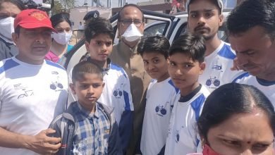 Photo of धावक बेटियाँ बीना से भोपाल तक दौड़ी – २०३ कि मी जी पी एस और स्मार्ट चिप से नोट की कुल दूरी