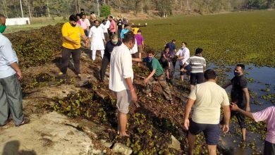 Photo of छठवे सप्ताह भी हुआ सतपुड़ा जलाशय में स्वच्छता का महाअभियान  भारतीय मजदूर संघ स्वच्छता अभियान मे श्रमदान किया