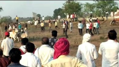 Photo of नरसिंहपुर होशंगाबाद जिले की बॉडर से सटे ग्राम केकरा में 27 मार्च को बैलगाड़ी प्रतियोगिता में हुए हादसे में एक वृद्ध की हुई मौत ।