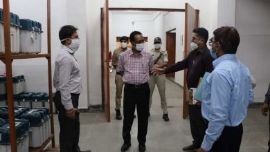 Photo of कलेक्टर ने किया ईव्हीएम वेयर हाउस का निरीक्षण