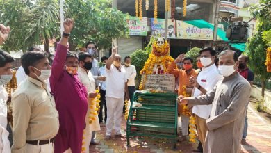 Photo of कोरोना महामारी से बचाव का संदेश देने के साथ भाजपा ने मनाई अंबेडकर जयंती