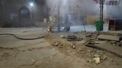 Photo of चंदेरी के ढोलिया गेट पर एकत्रित हुआ बारिश का पानी