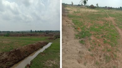 Photo of देवरी कलां (सागर)। ग्राम पंचायत सिंगपुर गंजन में गड़गड़ा डालकर बना दिया खेल मैदान ।