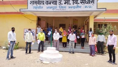 Photo of भानपुरा। शासकीय कन्या उ. मा. विद्यालय संधारा में शुरू हुआ प्रवेश उत्सव।