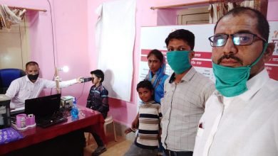 Photo of सरसी। कोरोना काल में मदद के लिए आगे आई संकल्पित टीम।