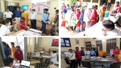 Photo of आरोन (गुना) ।  शासकीय महाविद्यालय आरोन में कोविड-19 से बचाव के लिए छात्र छात्राओं को कोविक्सिल्ड का प्रथम टीका लगा।