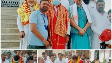 Photo of सतना। सांसद गणेश सिंह के जन्मदिन अवसर पर माता शारदा के दर्शन कर दिन की शुरुआत की।