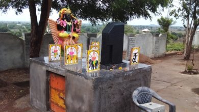 Photo of हनुमान टेकरी पर हुई शनिदेव की मूर्ति स्थापना