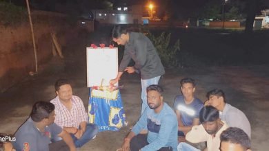 Photo of धनपुरी /बुढ़ार । धनपुरी में बूथ पर मनाई पंडित दीनदयाल उपाध्याय की जयंती ।