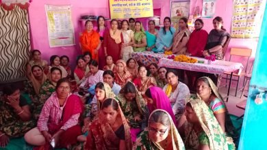 Photo of आंगनवाड़ी कार्यकर्ता सहायिकाों का हुआ सम्मान