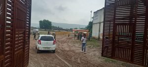 छत्रसाल स्टेडियम में भरा रहा पानी ,नहीं हुए बच्चों के सांस्कृतिक कार्यक्रम